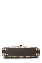 Burberry Jacquard Buckle Shoulder Handbag