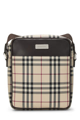 Burberry JP Medium Nylon Vertical Camera Crossbody Handbag