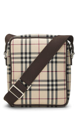 Burberry JP Medium Nylon Vertical Camera Crossbody Handbag