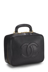 Chanel Caviar Lunch Box Vanity Handbag