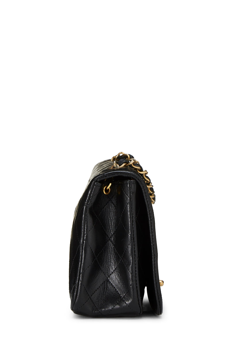 Chanel Lambskin Full Flap Crossbody Handbag
