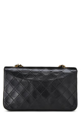 Chanel Lambskin Full Flap Crossbody Handbag