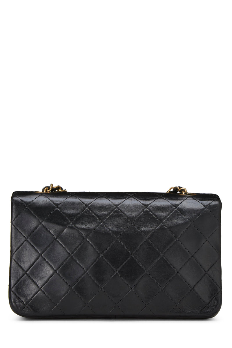 Chanel Lambskin Full Flap Crossbody Handbag
