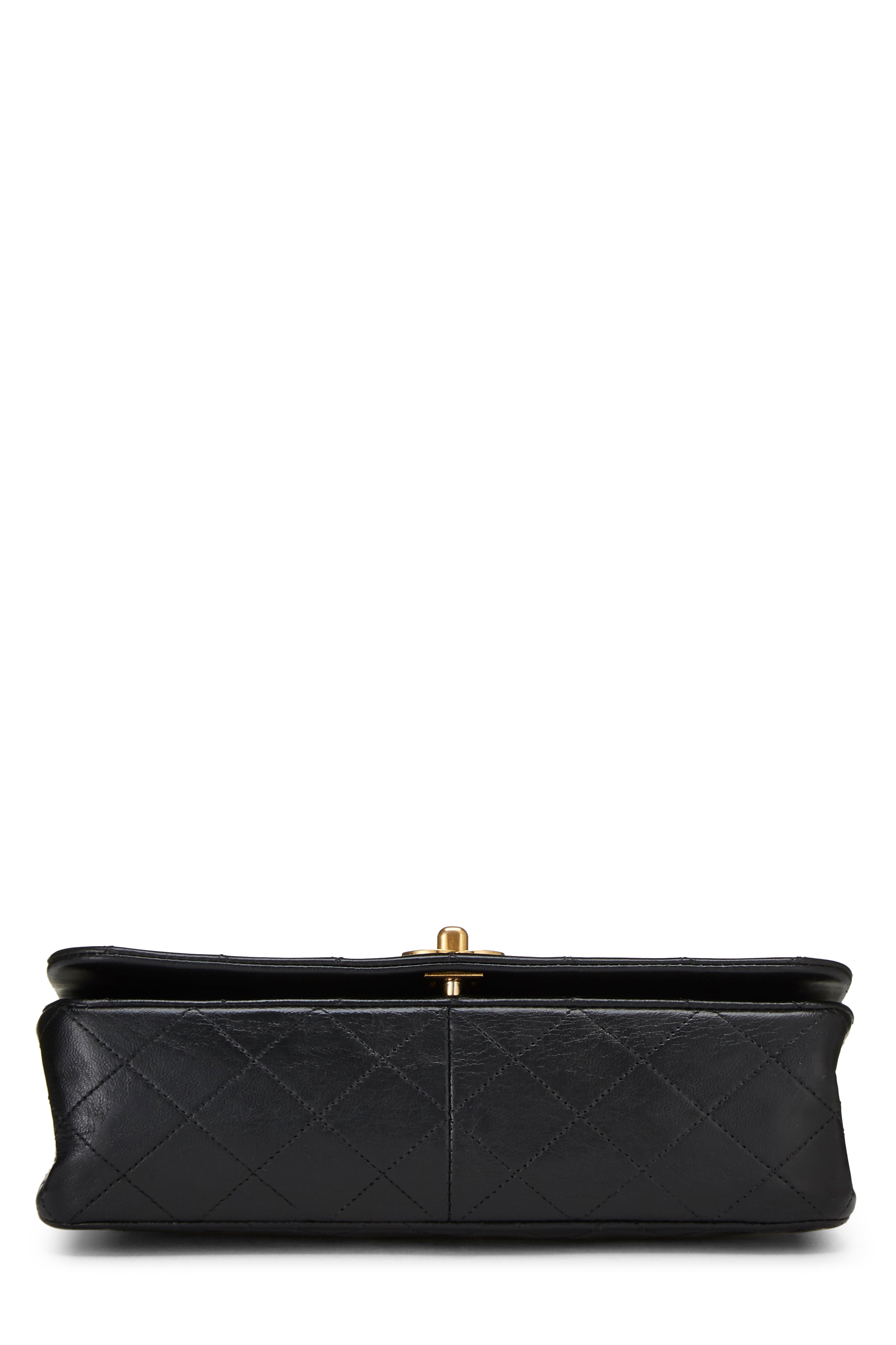 Chanel Lambskin Full Flap Crossbody Handbag