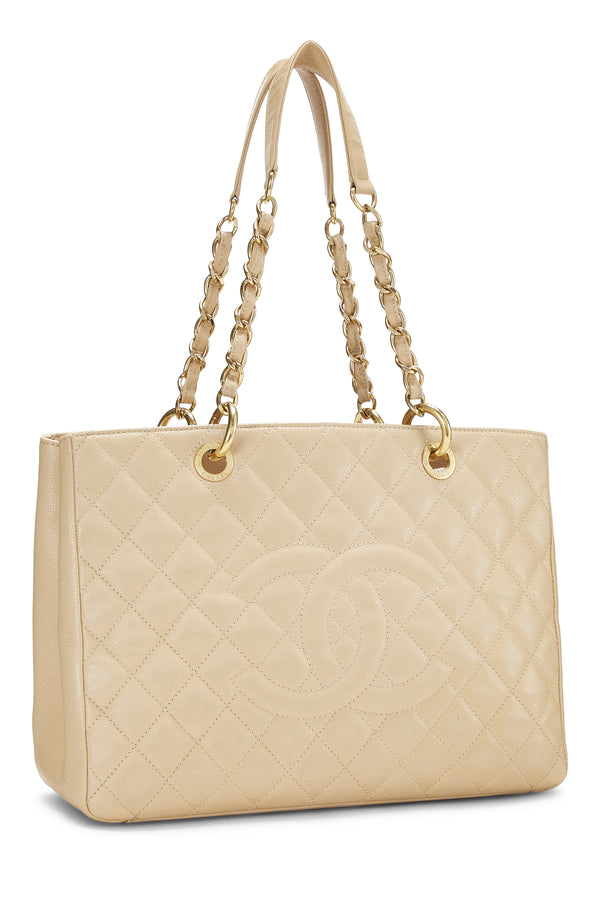 Chanel Caviar Grand Shopping Tote Handbag
