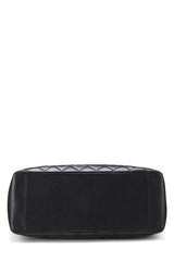 Chanel Black Quilted Caviar Grand Shopping Tote Handbag