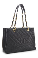 Chanel Caviar Grand Shopping Tote Handbag