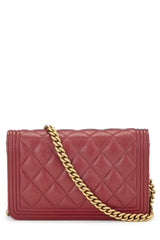 Chanel Caviar Boy Wallet On Chain Crossbody Handbag