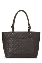 Chanel Brown Quilted Calfskin Cambon Large Tote Handbag