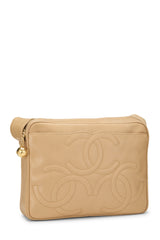 Chanel Caviar 3 CC Shoulder Handbag