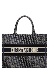 Dior Canvas Book Large Tote Handbag