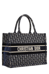 Dior Canvas Book Large Tote Handbag