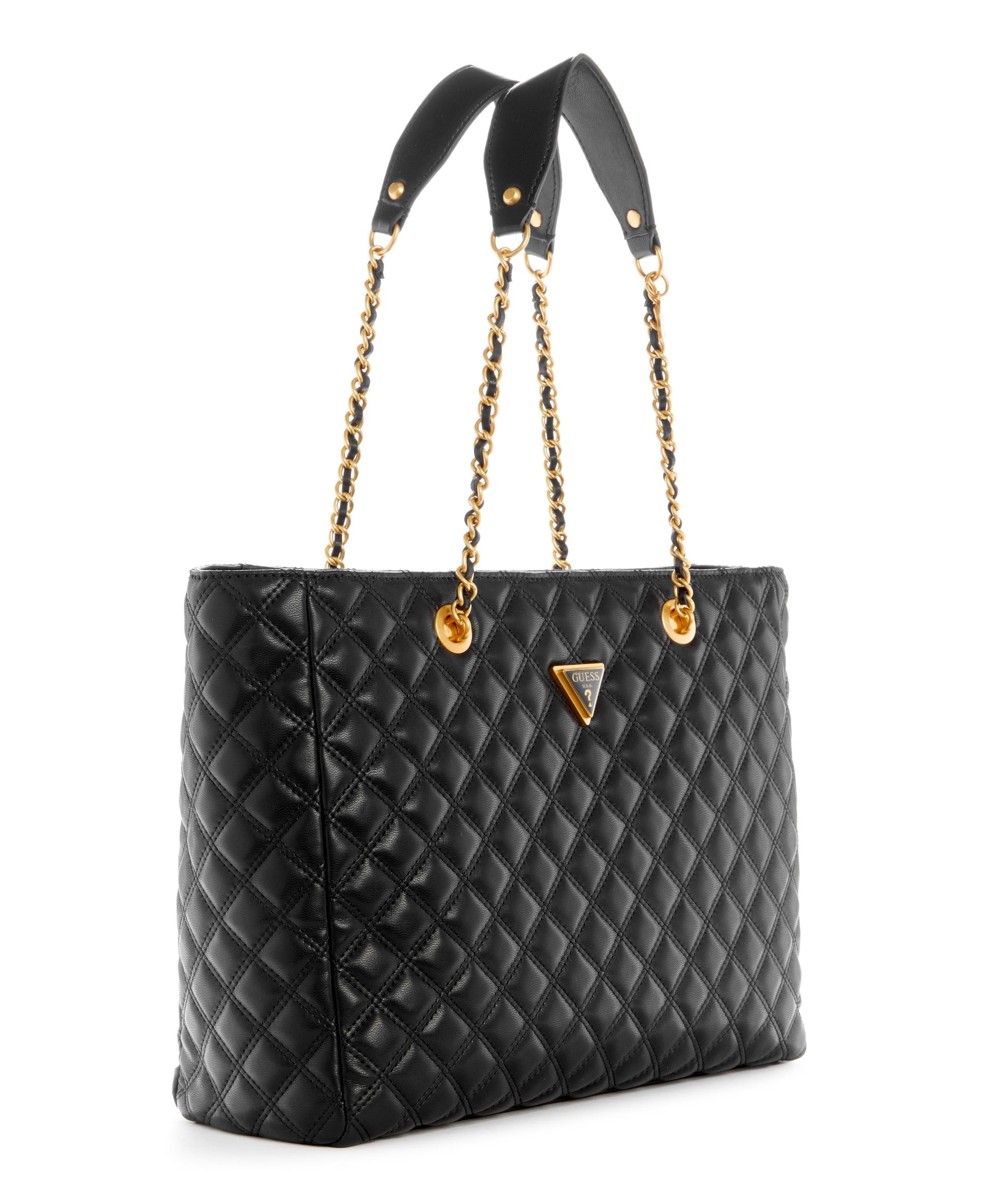 GUESS Giully Quilted Tote Handbag