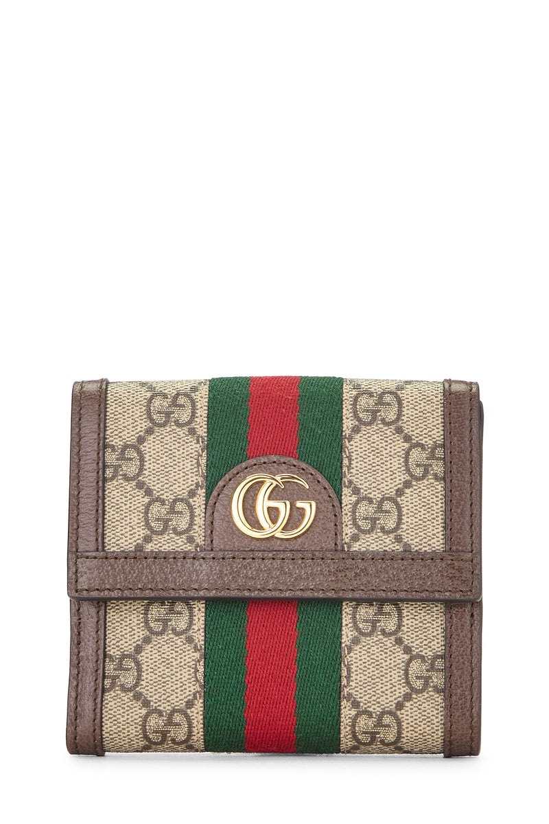 Gucci Coated Canvas Ophidia French Wallet