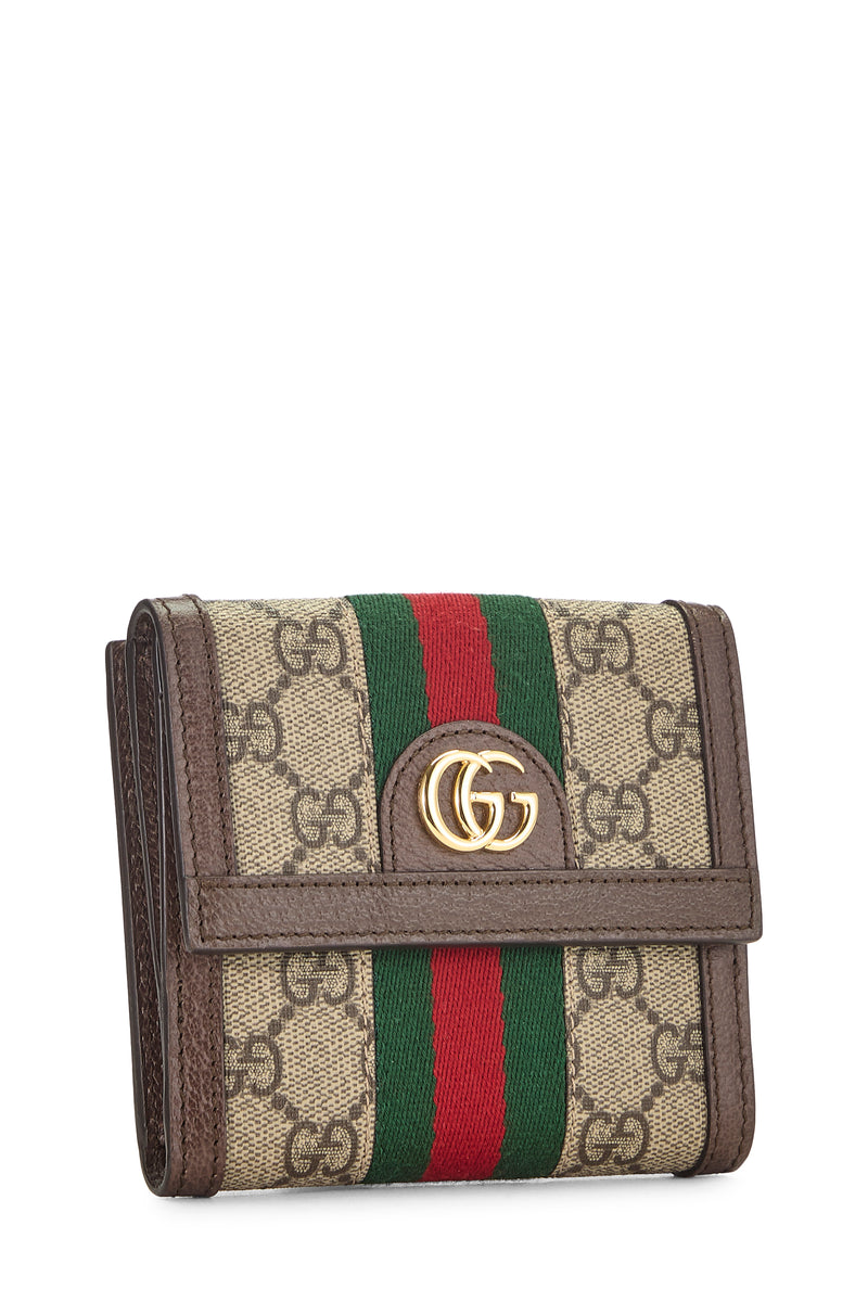 Gucci Coated Canvas Ophidia French Wallet