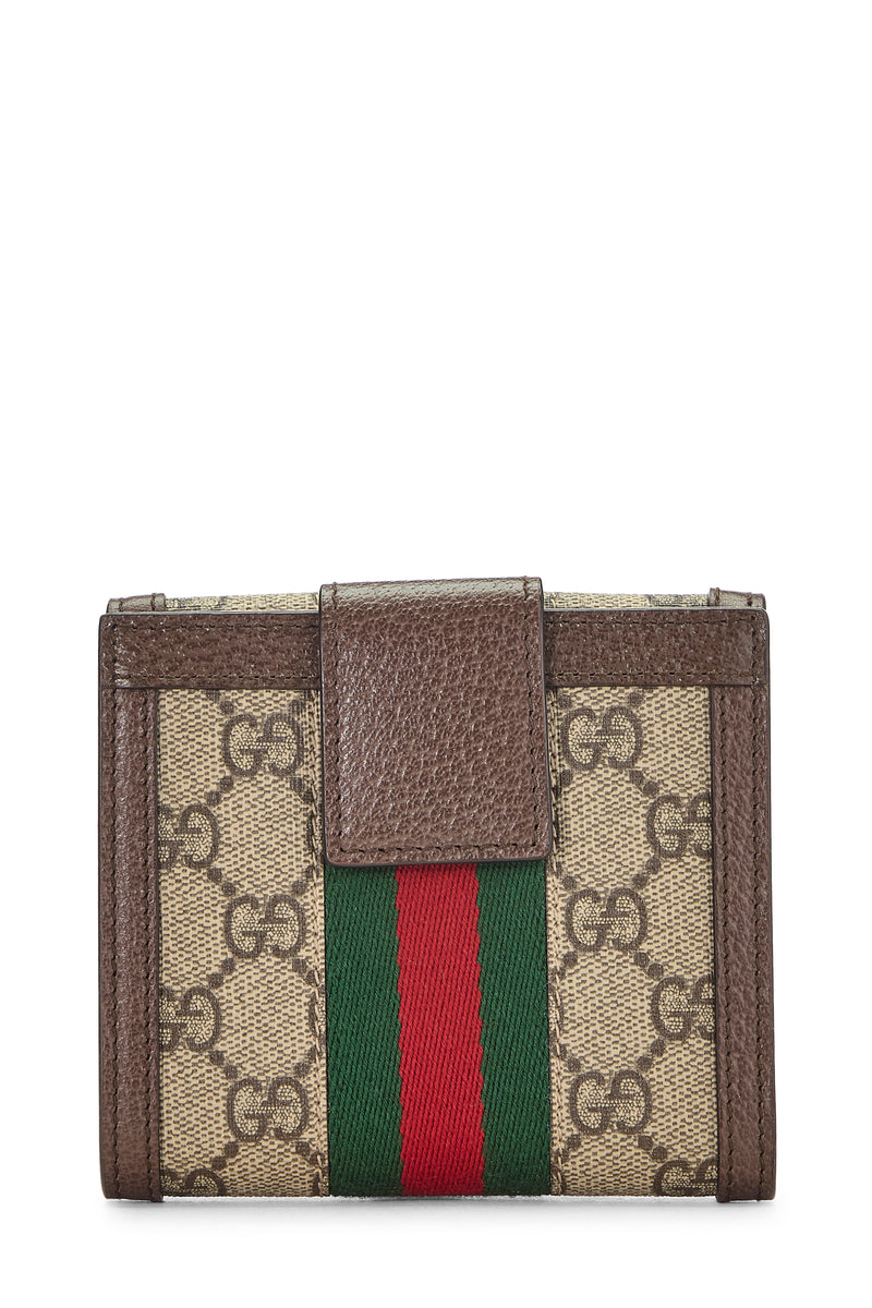 Gucci Coated Canvas Ophidia French Wallet