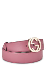 Gucci Leather Interlocking G Belt