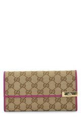 Gucci Canvas Continental Wallet