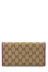 Gucci Canvas Continental Wallet