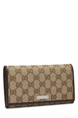 Gucci Canvas Continental Wallet