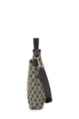 Gucci Navy Canvas Web Supreme Pocket Messenger Handbag