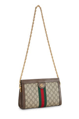 Gucci Coated Canvas Ophidia Small Shoulder Handbag