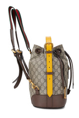 Gucci Brown Coated Canvas Neo GG Supreme Backpack