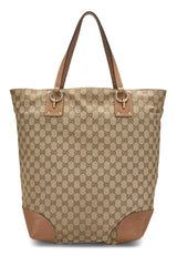 Gucci Canvas GG Charm Vertical Tote Handbag