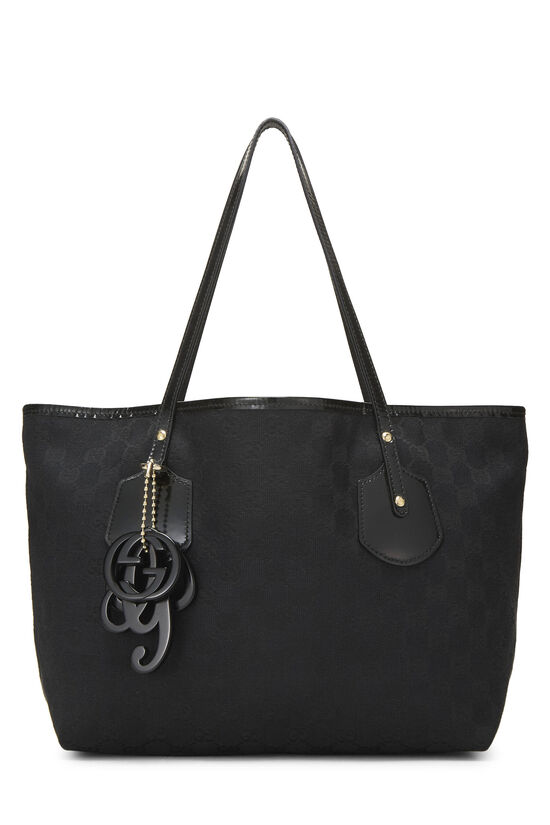 Gucci Black Original GG Canvas Small Jolie Tote Handbag