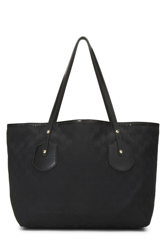 Gucci Black Original GG Canvas Small Jolie Tote Handbag