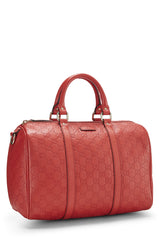 Gucci Boston Red Joy Guccissima Medium Shoulder Handbag