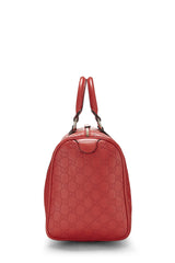 Gucci Boston Red Joy Guccissima Medium Shoulder Handbag