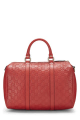 Gucci Boston Red Joy Guccissima Medium Shoulder Handbag