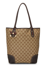 Gucci Canvas Princy Vertical Tote Handbag