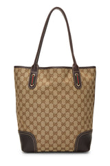 Gucci Canvas Princy Vertical Tote Handbag