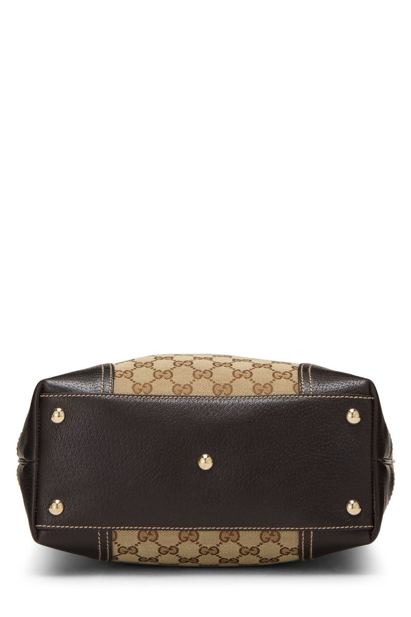 Gucci Canvas Princy Vertical Tote Handbag