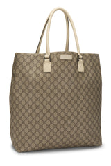 Gucci GG Coated Canvas Vertical Zip XL Tote Handbag