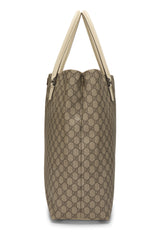 Gucci GG Coated Canvas Vertical Zip XL Tote Handbag