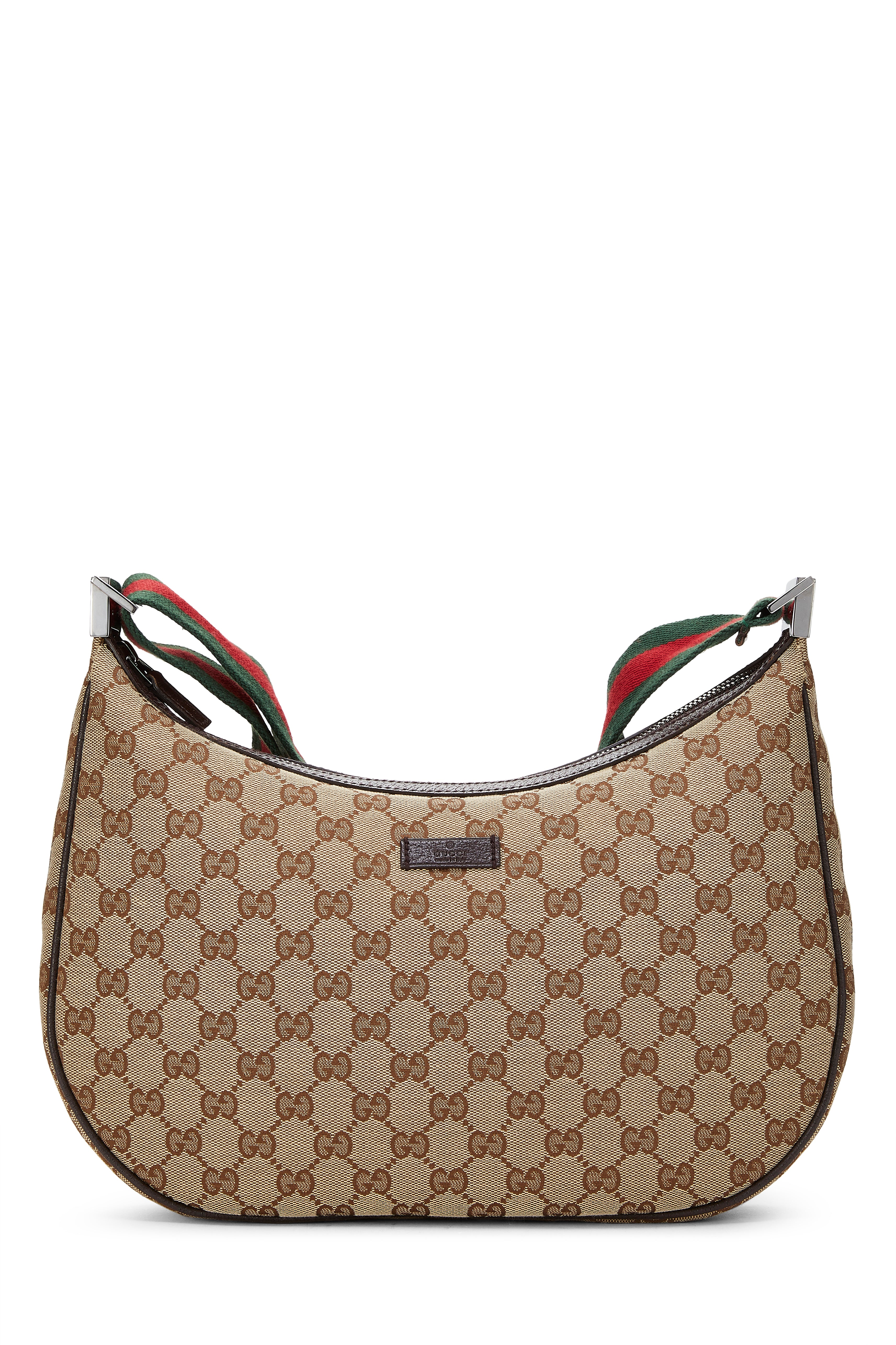 Gucci Canvas Web Round Messenger Crossbody Handbag
