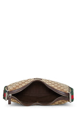 Gucci Canvas Web Round Messenger Crossbody Handbag