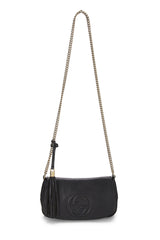 Gucci Black Leather Soho Crossbody Handbag