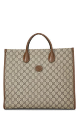 Gucci Coated Canvas Interlocking GG Medium Tote Handbag