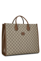 Gucci Coated Canvas Interlocking GG Medium Tote Handbag