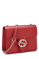 Gucci Leather Interlocking Crossbody Handbag