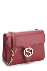 Gucci Leather Interlocking Small Crossbody Handbag