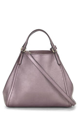 GUCCI Purple Leather Soho Convertible Shoulder Handbag
