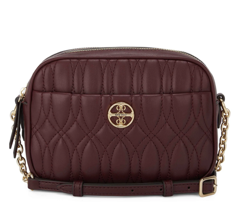 ショルダーバッグ・ポシェット Women's Belted Small Shoulder Bag 4K3110G GN9 Nine West Angelina Camera Shoulder Handbag – ShopCGX