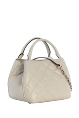 GUESS Juliet Quilted Mini Satchel Handbag