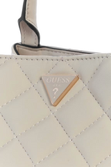 GUESS Juliet Quilted Mini Satchel Handbag