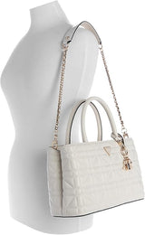 GUESS Edita Triple Compartment Satchel Handbag